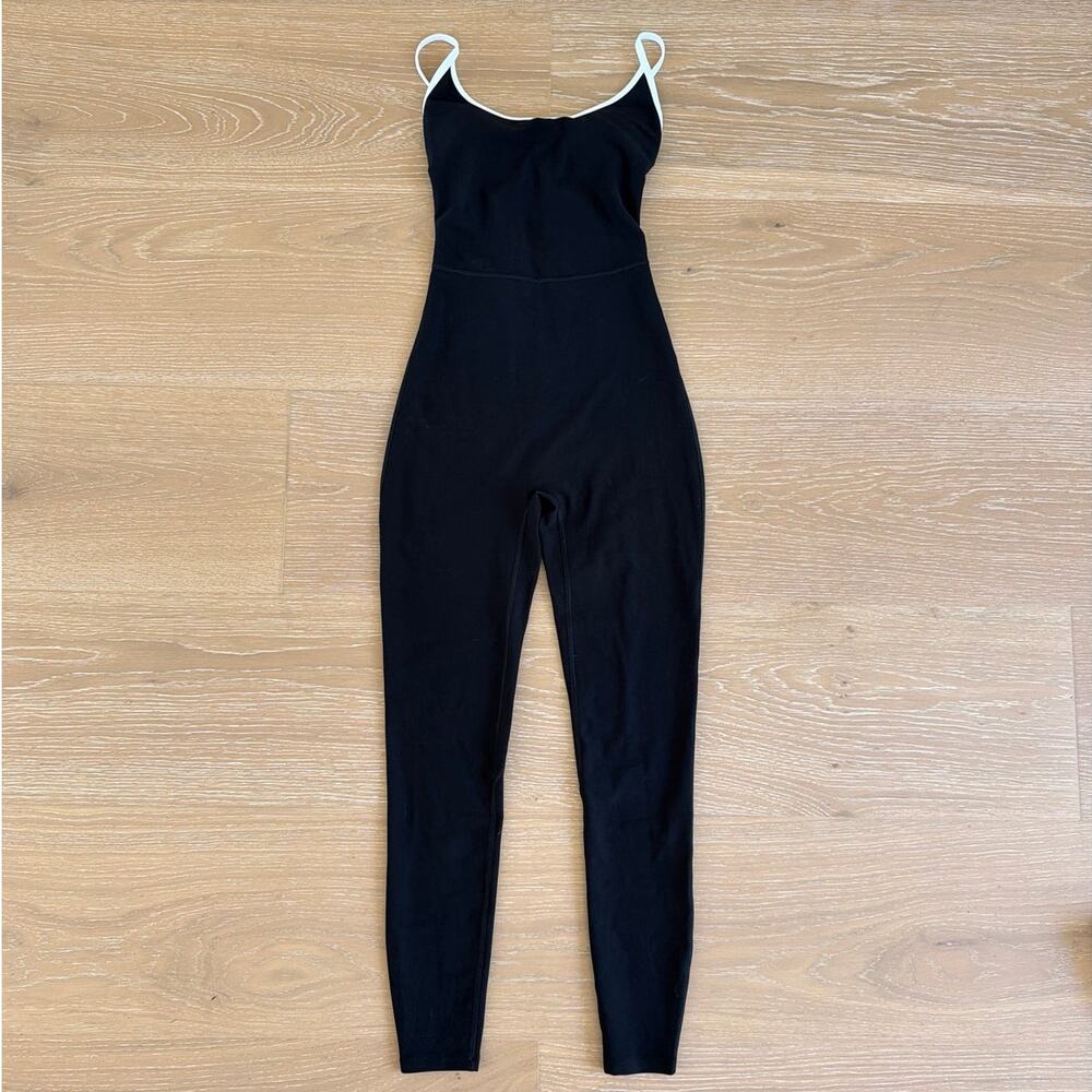 White Fox Active Jumpsuit Sleeveless Size XS Black White